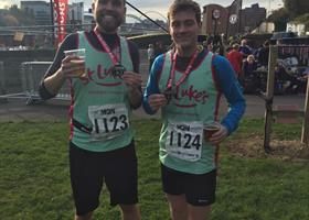 Jack and Sam with medals