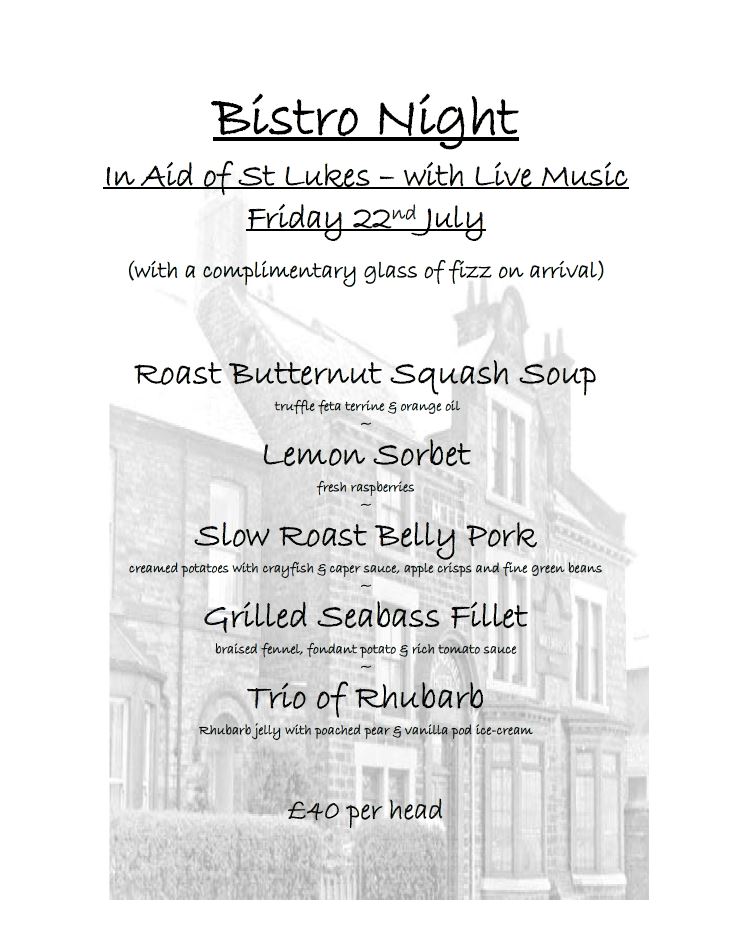 Millhouses menu