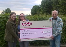 Stannington Players cheque presentation