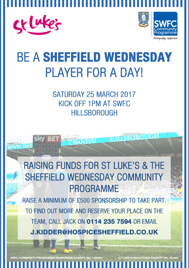SWFC charity cup poster