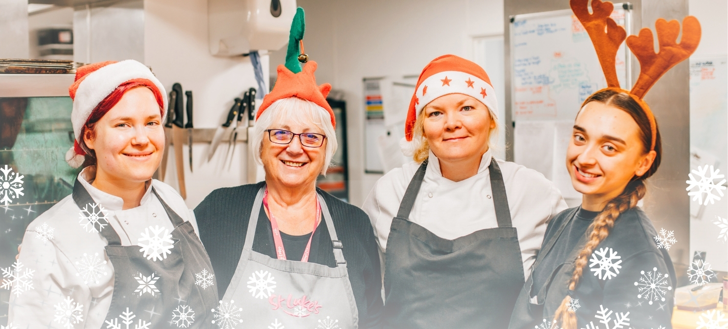 St Luke's Catering Team at Christmas
