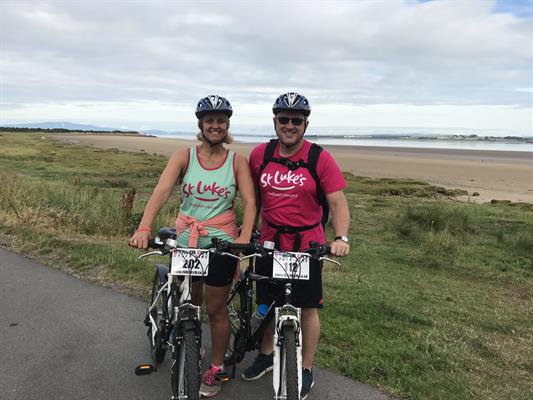 Scott and Claire complete historic Roman walk