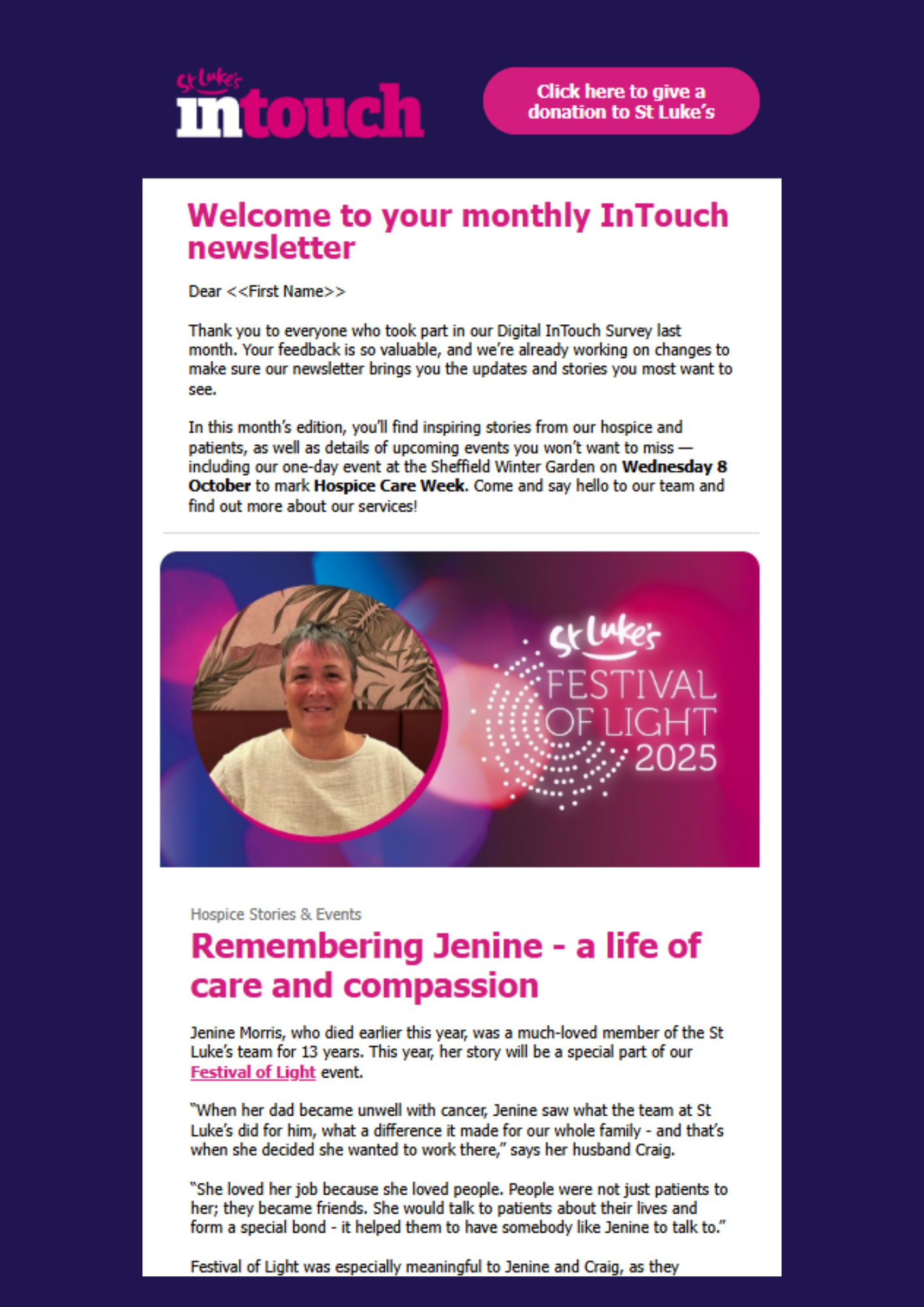 St Luke's In Touch - October 2025